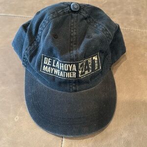 Rare 2007 HBO Boxing Navy De La Hoya Mayweather 24/7 Hat OS